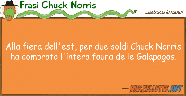 Frasi Chuck Norris fiera dell'est, due soldi chuck