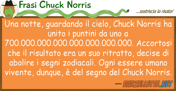 Frasi Chuck Norris notte, guardando cielo, chuck nor