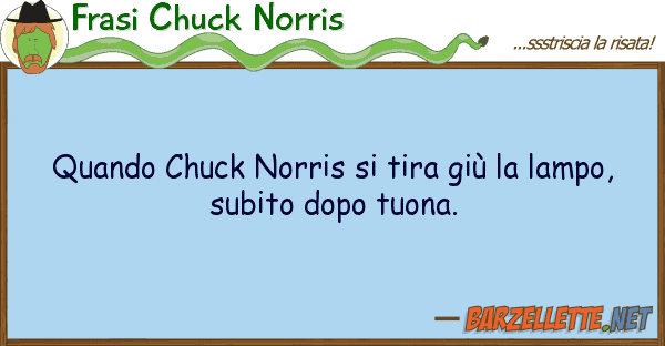 Frasi Chuck Norris quando chuck norris tira giù lamp