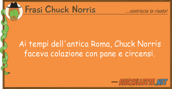Frasi Chuck Norris tempi dell'antica roma, chuck norris