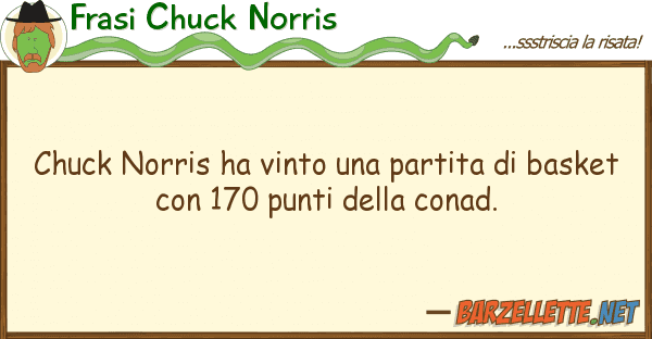 Frasi Chuck Norris chuck norris ha vinto partita bas