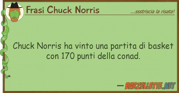 Frasi Chuck Norris chuck norris ha vinto partita bas