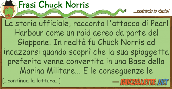 Frasi Chuck Norris storia ufficiale, racconta l'attacco