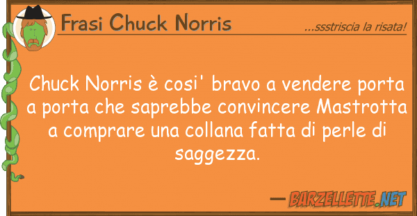 Frasi Chuck Norris chuck norris è cosi' bravo vendere po