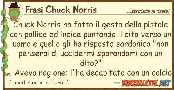 Frasi Chuck Norris chuck norris ha fatto gesto pis