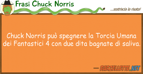 Frasi Chuck Norris chuck norris può spegnere torcia uma