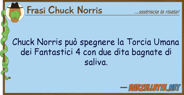 Frasi Chuck Norris chuck norris può spegnere torcia uma