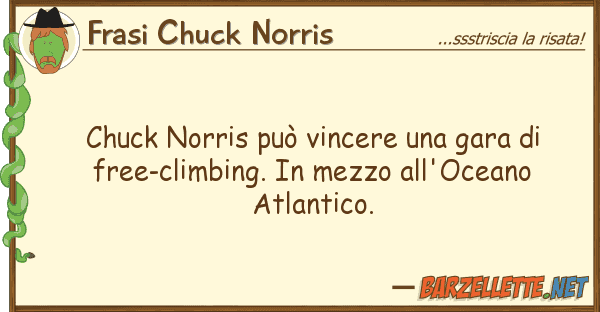 Frasi Chuck Norris chuck norris può vincere gara fr