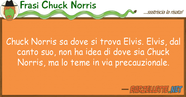 Frasi Chuck Norris chuck norris sa trova elvis. elv
