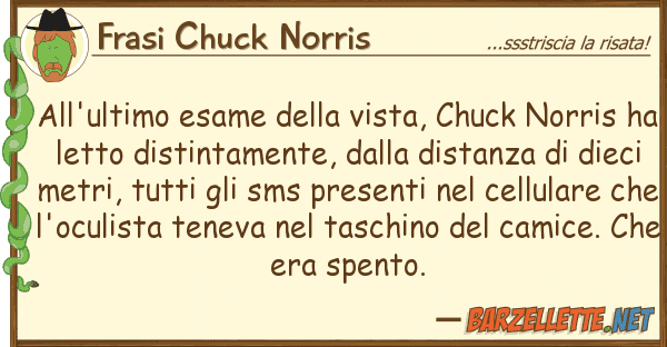 Frasi Chuck Norris all'ultimo esame vista, chuck norr