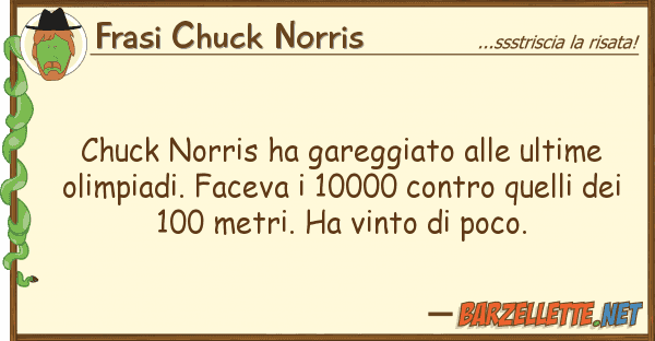 Frasi Chuck Norris chuck norris ha gareggiato ultime