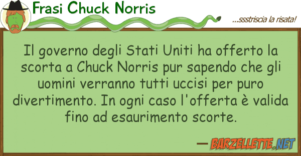 Frasi Chuck Norris governo stati uniti ha offerto
