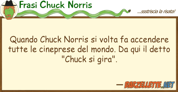 Frasi Chuck Norris quando chuck norris volta fa accender