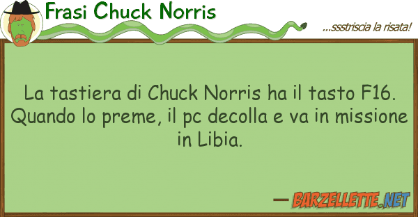 Frasi Chuck Norris tastiera chuck norris ha tasto