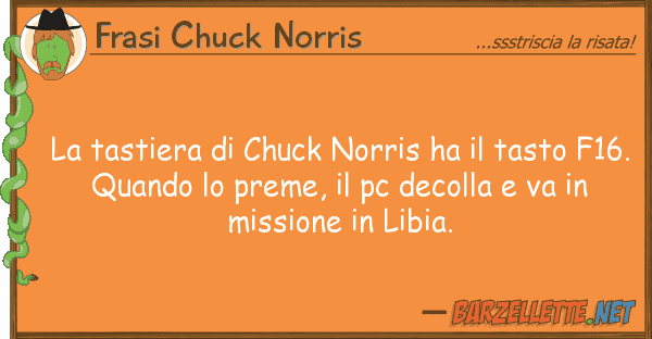 Frasi Chuck Norris tastiera chuck norris ha tasto