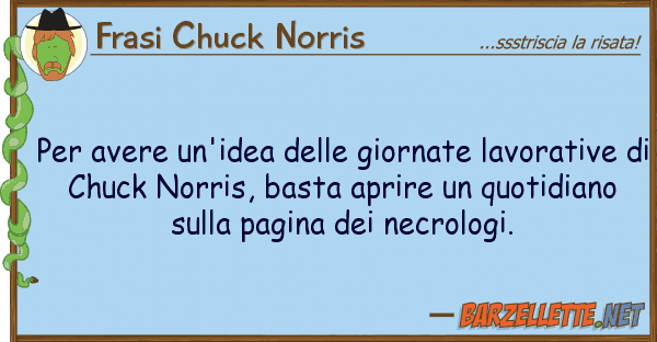 Frasi Chuck Norris avere un'idea giornate lavorat