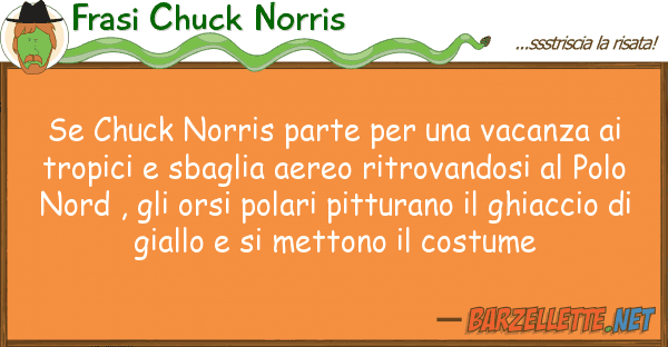 Frasi Chuck Norris chuck norris parte vacanza