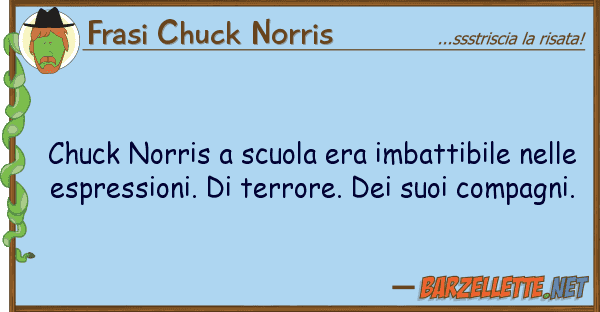Frasi Chuck Norris chuck norris scuola era imbattibile