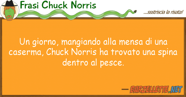Frasi Chuck Norris giorno, mangiando mensa