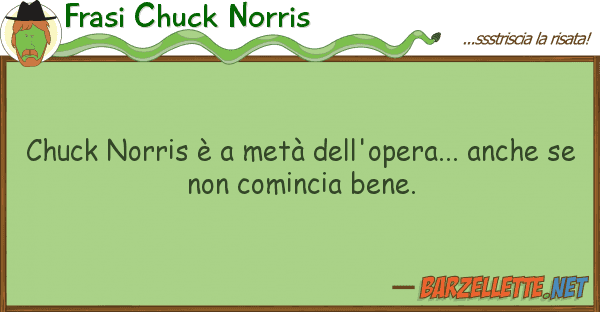Frasi Chuck Norris chuck norris è metà dell'opera...