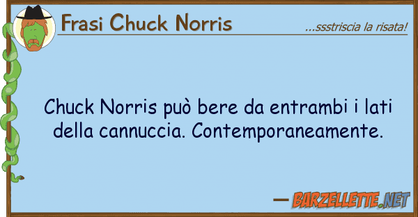 Frasi Chuck Norris chuck norris può bere entrambi lat