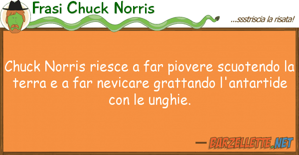 Frasi Chuck Norris chuck norris riesce far piovere scuote