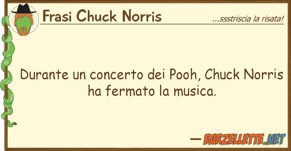 Frasi Chuck Norris durante concerto pooh, chuck norr