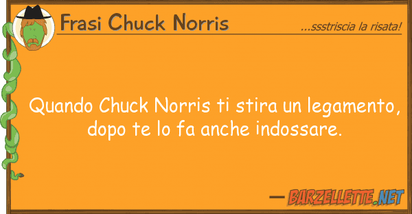Frasi Chuck Norris quando chuck norris stira legament