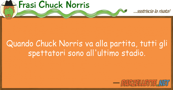 Frasi Chuck Norris quando chuck norris va partita, tut