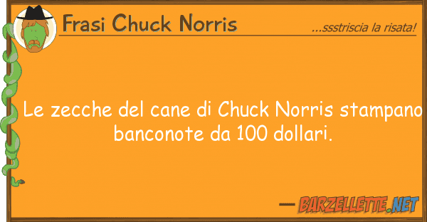 Frasi Chuck Norris zecche cane chuck norris stamp