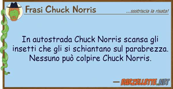 Frasi Chuck Norris autostrada chuck norris scansa