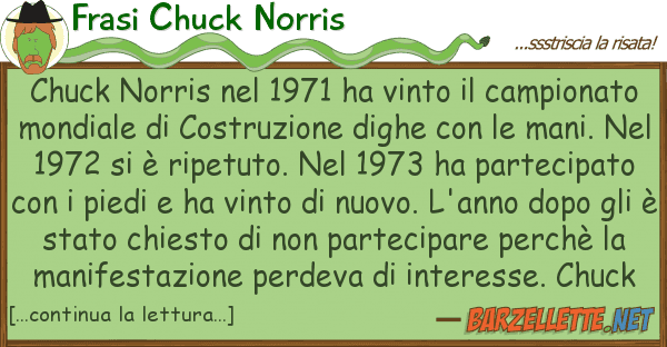 Frasi Chuck Norris chuck norris 1971 ha vinto campio
