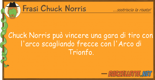 Frasi Chuck Norris chuck norris può vincere gara