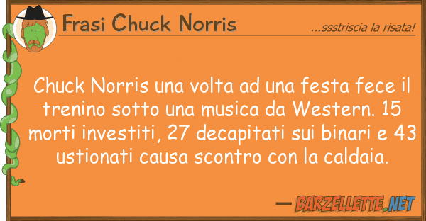 Frasi Chuck Norris chuck norris volta festa fece