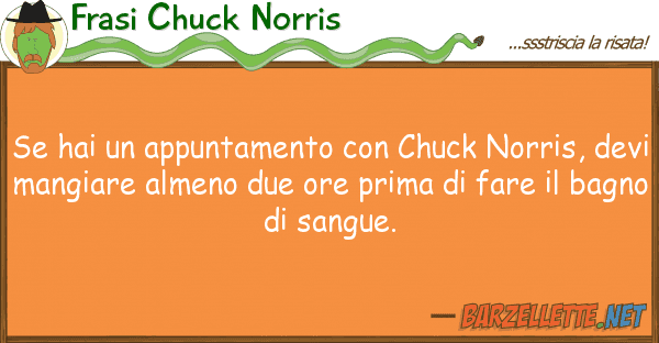 Frasi Chuck Norris hai appuntamento chuck norris,