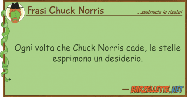 Frasi Chuck Norris ogni volta chuck norris cade, ste