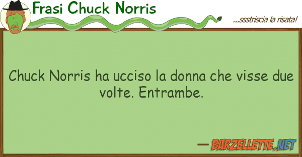 Frasi Chuck Norris chuck norris ha ucciso donna viss