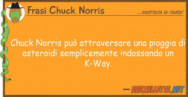 Frasi Chuck Norris chuck norris può attraversare piogg
