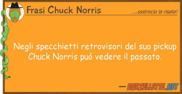 Frasi Chuck Norris specchietti retrovisori pi