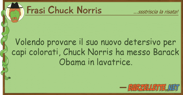Frasi Chuck Norris volendo provare nuovo detersivo p