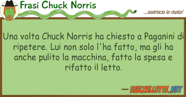 Frasi Chuck Norris volta chuck norris ha chiesto paga