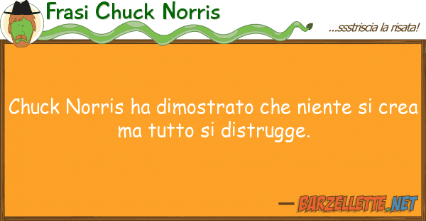 Frasi Chuck Norris chuck norris ha dimostrato niente
