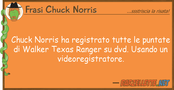 Frasi Chuck Norris chuck norris ha registrato tutte punt