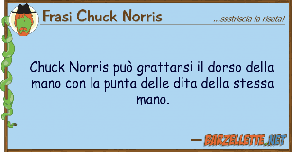 Frasi Chuck Norris chuck norris può grattarsi dorso