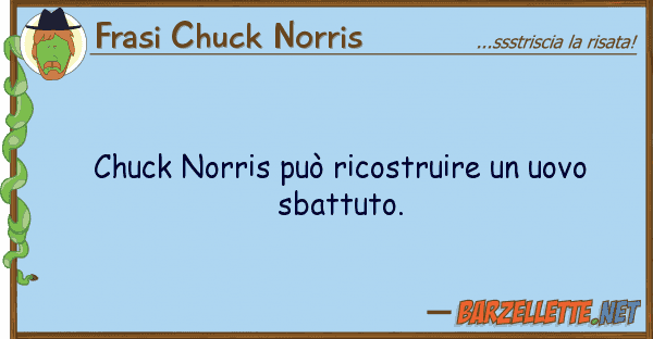 Frasi Chuck Norris chuck norris può ricostruire uovo sb