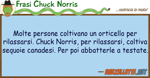 Frasi Chuck Norris molte persone coltivano orticello
