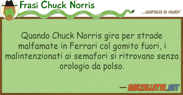 Frasi Chuck Norris quando chuck norris gira strade malf