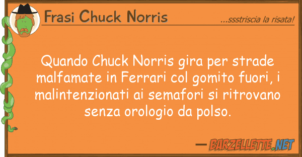 Frasi Chuck Norris quando chuck norris gira strade malf