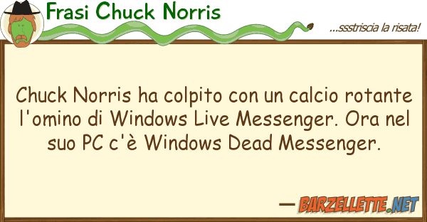 Frasi Chuck Norris chuck norris ha colpito calcio ro