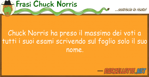 Frasi Chuck Norris chuck norris ha preso massimo vot